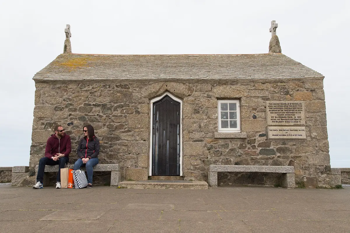 St Nicholas Chapel on top of The Island in St Ives